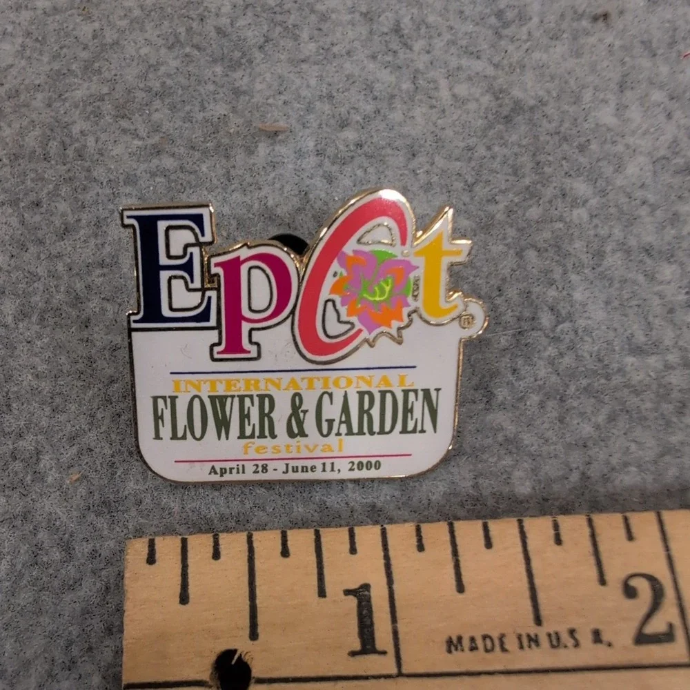 Disney Epcot International Flower & Garden Festival 2000 Enamel Pin Souvenir - Picture 2 of 3